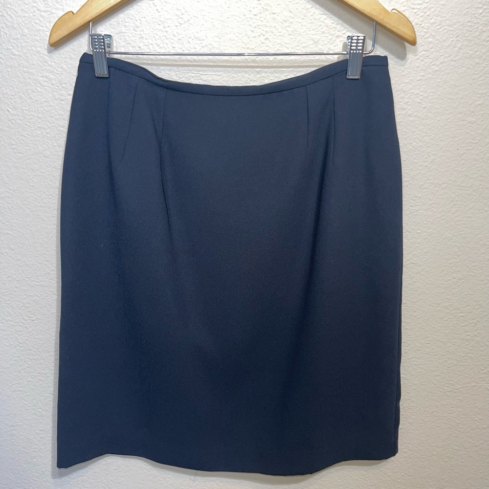 Norton McNaughtin Black pencil Suit Skirt 10
